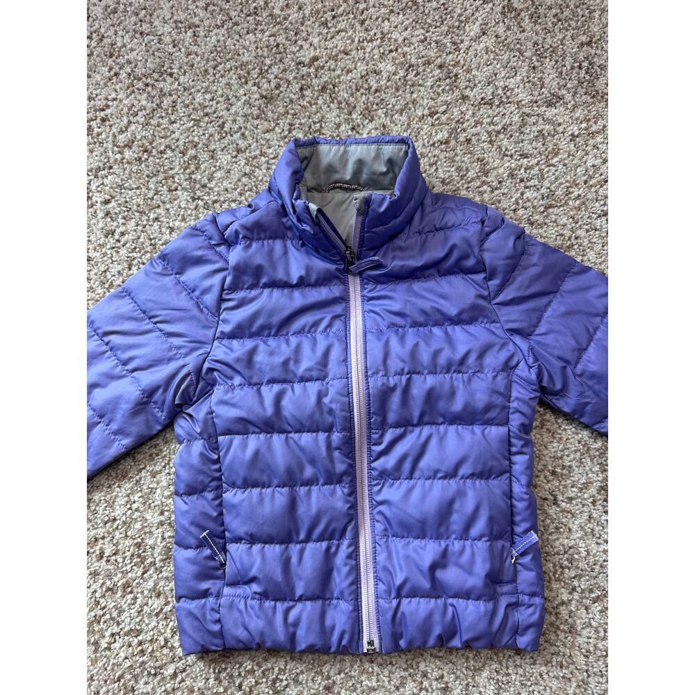 REI KIDS, PUFFER COAT, SIZE 4, Purple/Lilac Girls winter coat - Picture 5 of 11